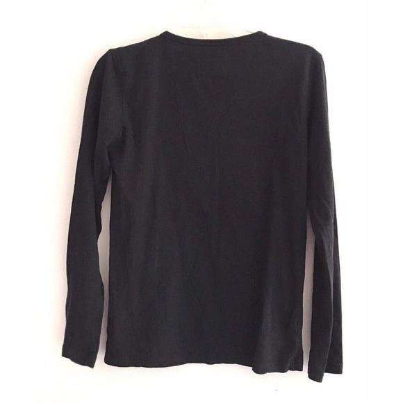 True Religion | Pullover Crewneck Top Youth Girls Size L 14-16 Black Graphic Tee - Picture 3 of 8
